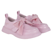A'Dee Girls Pink Bow Mary Jane Shoe
